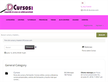 Tablet Screenshot of foros.dcursos.com