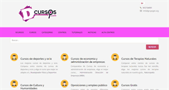 Desktop Screenshot of dcursos.com